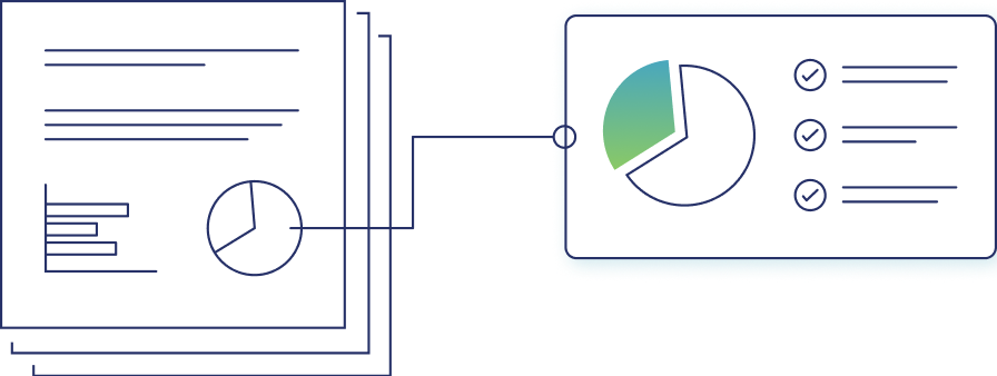 Comprehensive analytics dashboard product illustration